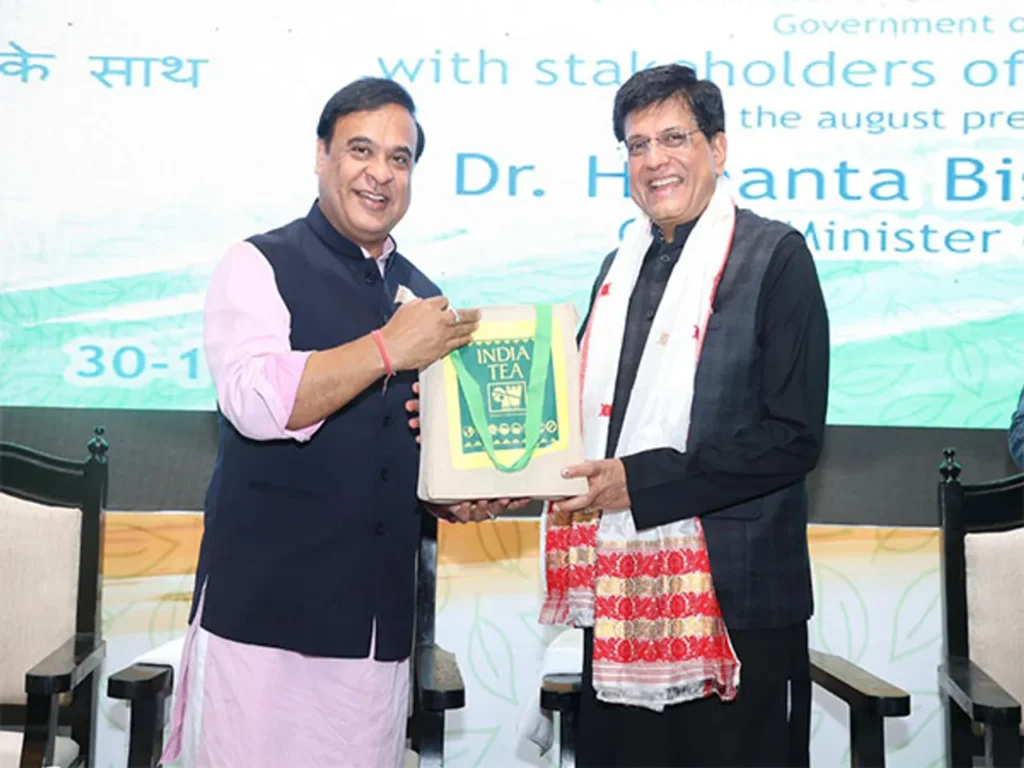 Union Minister Piyush Goyal Vows Support, Funding for Assam’s Tea Industry